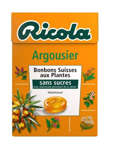 Ricola Argousier sans sucres - les 20 étuis