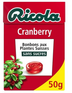 Ricola Cranberry sans...