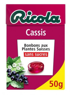 Ricola Cassis sans sucres -...