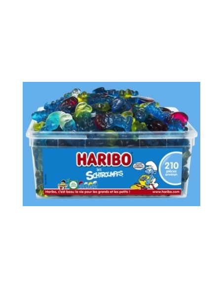 Schtroumpfs Gélifiés HARIBO - le tubo de 210