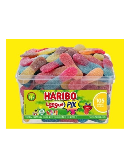 Langues acides  HARIBO - le tubo de 105