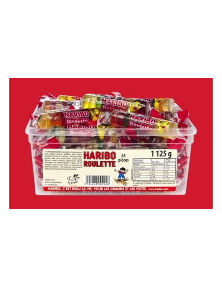 Roulettes aux Fruits HARIBO - le tubo de 45