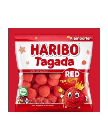 Fraises Tagada HARIBO 120g - les 30 sachets