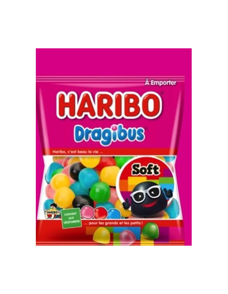 Dragibus soft HARIBO 120g -  les 30 sachets