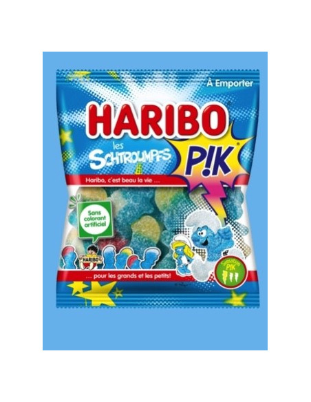 Schtroumpfs Pik HARIBO 120g - les 30 sachets