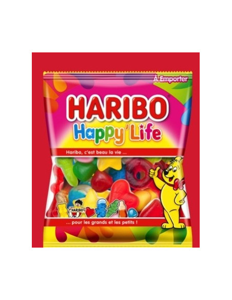 Happy Life HARIBO 120g - les 30 sachets