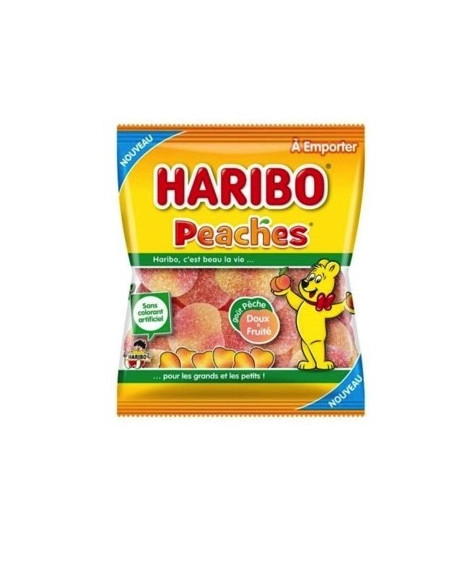Peaches HARIBO 120g - les 30 sachets