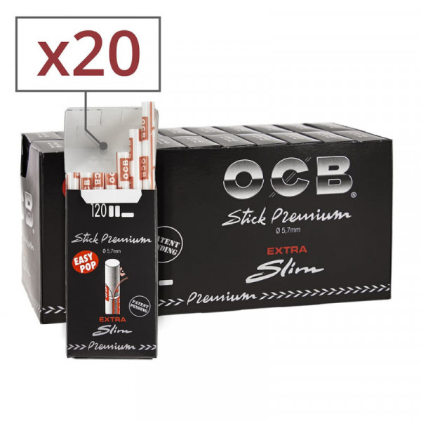 Bout filtre OCB Stick Premium Slim x20