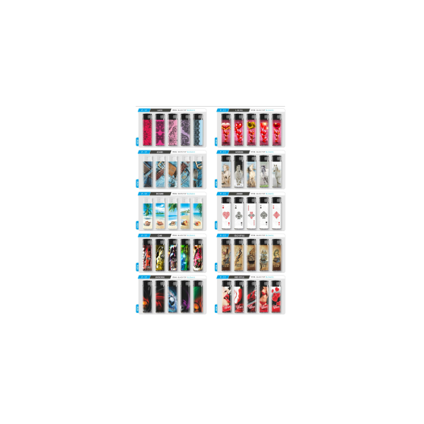 Briquet electrique decor Assortis /50
