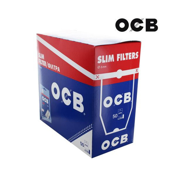 Filtre OCB ¸ Slim Blanc (50 sachets de 150 filtres)