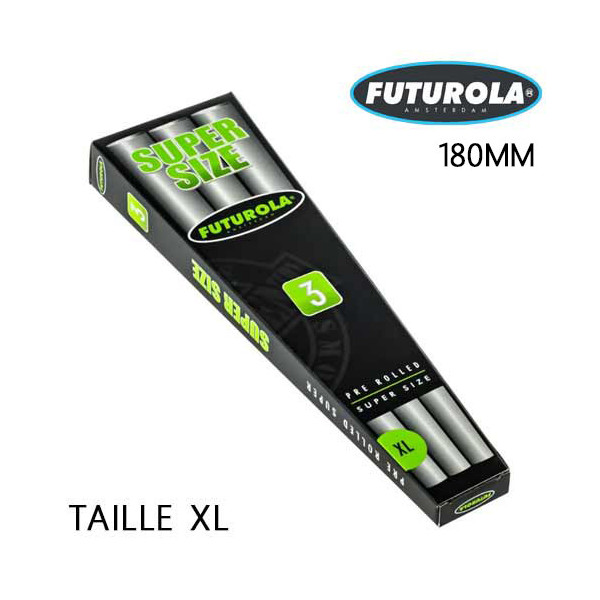 Cones Pre-roule Futurola ¸ Super Size (3 Cones/boite)