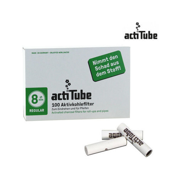 Display de 20 paquets de Filtre a Charbon Actitube ¸ Slim 7mm