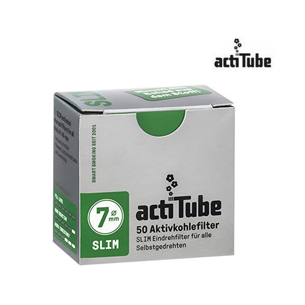 Filtre a Charbon Actitube ¸ Slim 7mm x50pcs