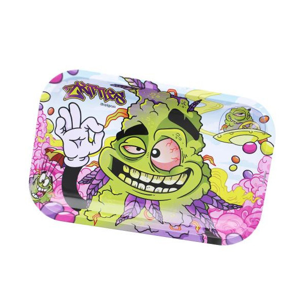 Plateau de roulage "Zkittlez" (GM) 27.5 x 17.5 cm / en metal