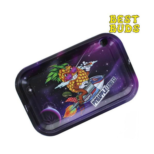 Plateau de roulage Best Buds ¸ Superhigh Pineapple (GM) 27.5 x 17.5 cm / en metal