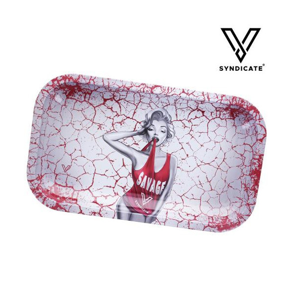 Plateau de roulage V-Syndicate ¸ Dank Diva (GM) 27 x 16 cm / en metal