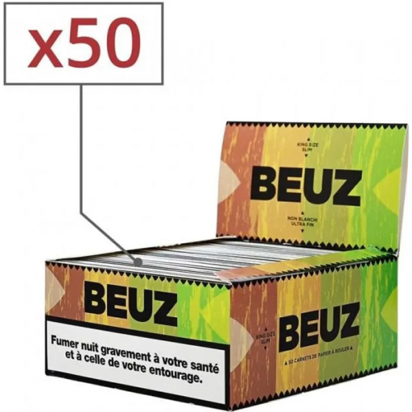 Feuille Slim Beuz ¸ Brown (50 carnets)