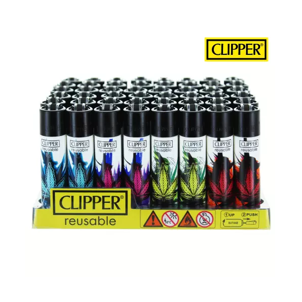 Briquet Clipper x48 pcs GM Artistic Leaves CLIP622