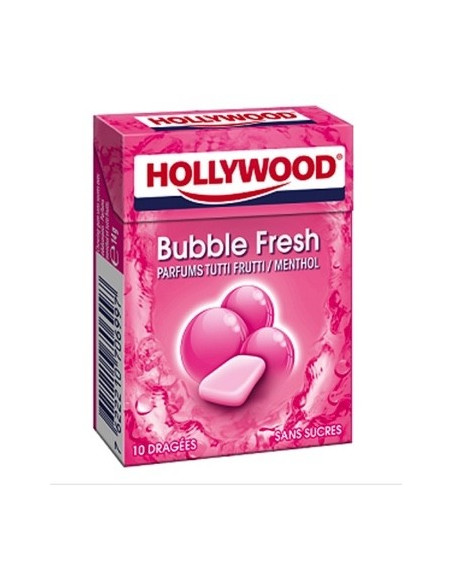 Hollywood dragées bubble fresh sans sucres- 20 étuis