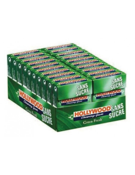 Hollywood dragées green fresh sans sucres- 20 étuis
