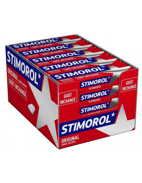 Stimorol original sans sucres 14g - 50 étuis