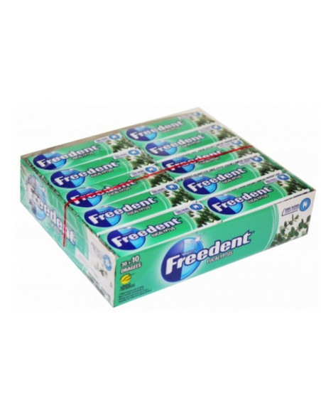 Freedent dragées Eucalyptus sans sucres - le lot de 30