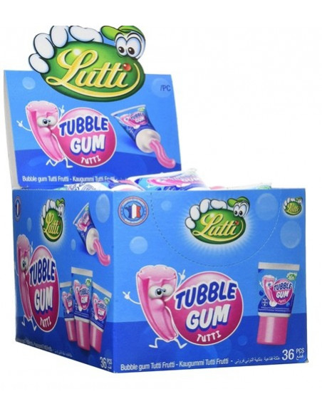 Tubble Gum Tutti Lutti - la boîte de 36