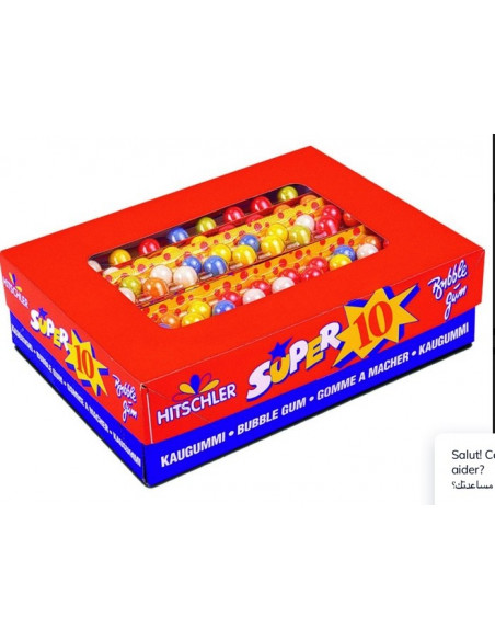 Billes de Chewing Gum Super 10 - 48 blisters
