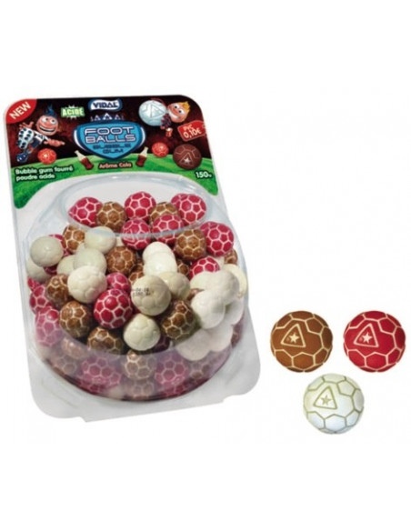 Bonbonnière de 150 Bubble Gum Foot Cola