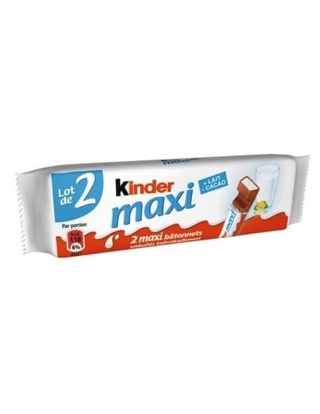 Kinder Maxi tablettes - la boîte de 24