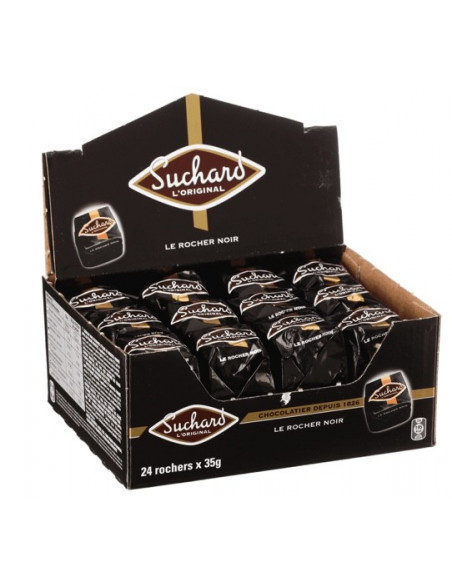 Rochers Noirs Suchard - la boite de 24