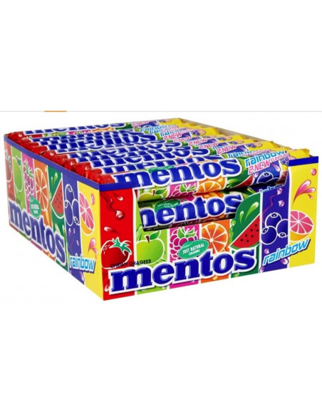 Mentos Rainbow - la boîte de 40 rouleaux